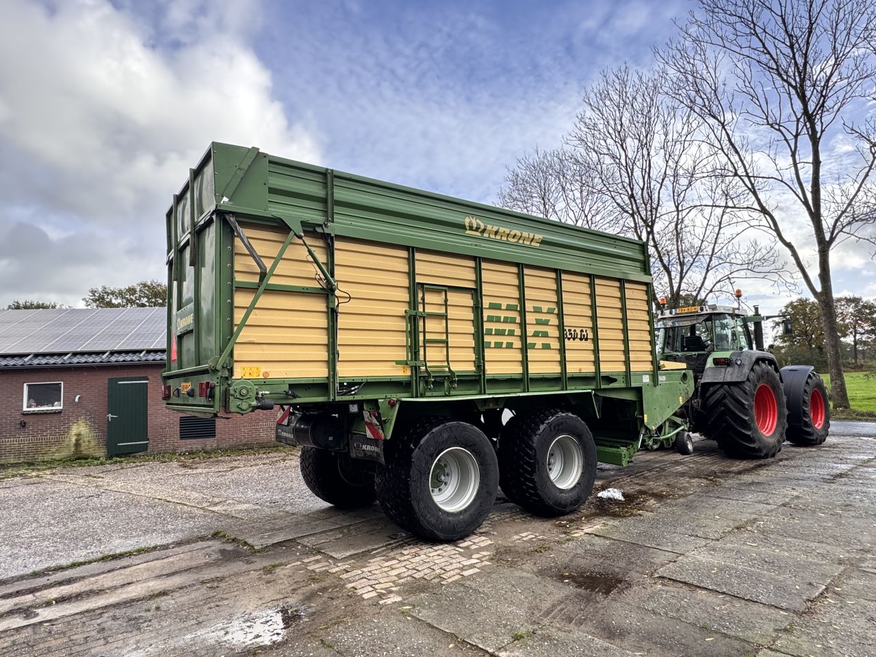 Krone MX 350 GL opraapwagen dubbeldoelwagen