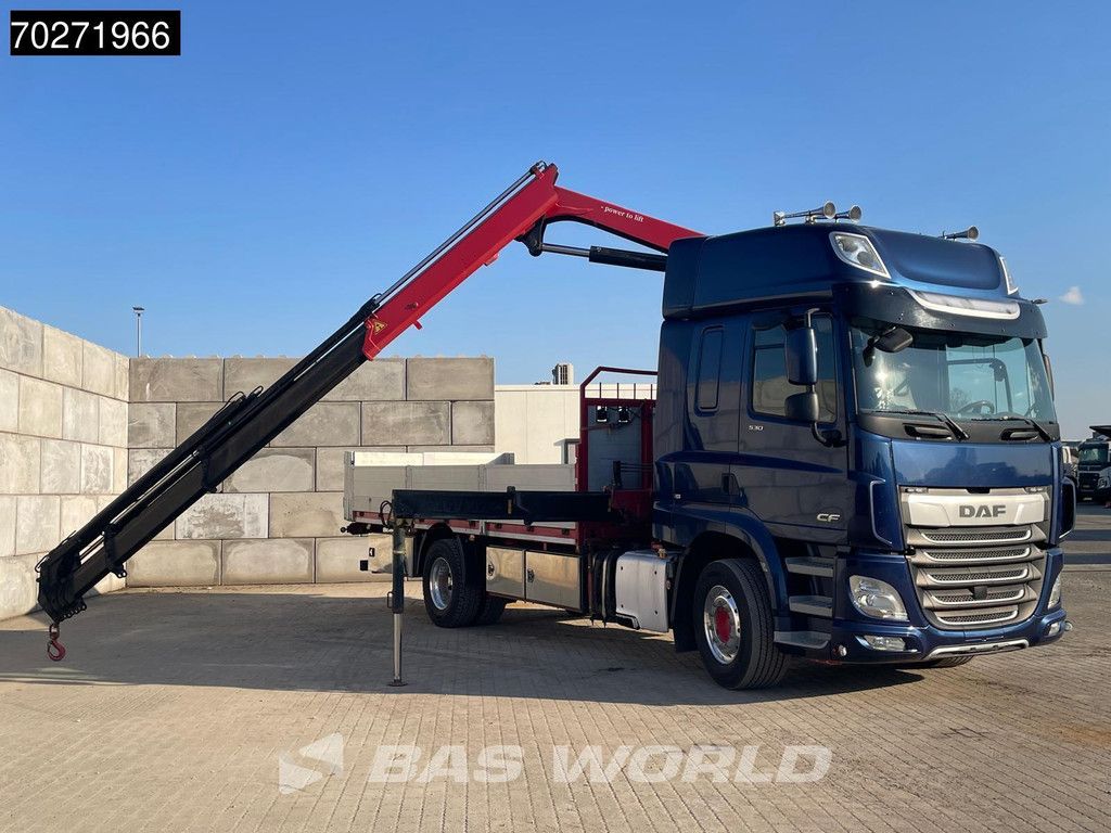 DAF CF 530 4X2 HMF 1820-RC Kran Crane Retarder Space cab Euro 6