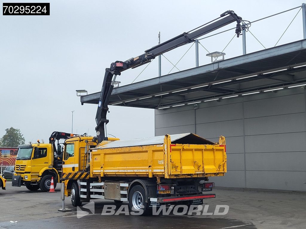 MAN TGM TGM 18.250 4X2 NL-Truck 10m3 HSW Tipper 13Ton HMF 1300-K2 Crane Automatic Euro 6