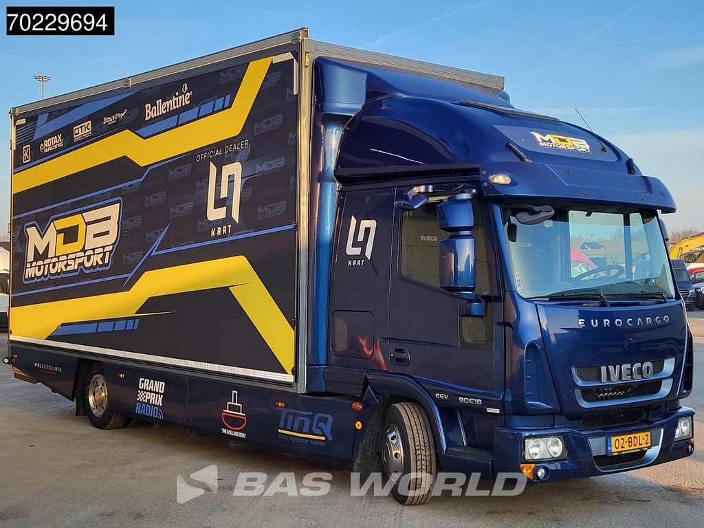 Iveco Eurocargo 90E180 4X2 9tons NL-Truck Mobile workshop race truck Ladebordwand EEV