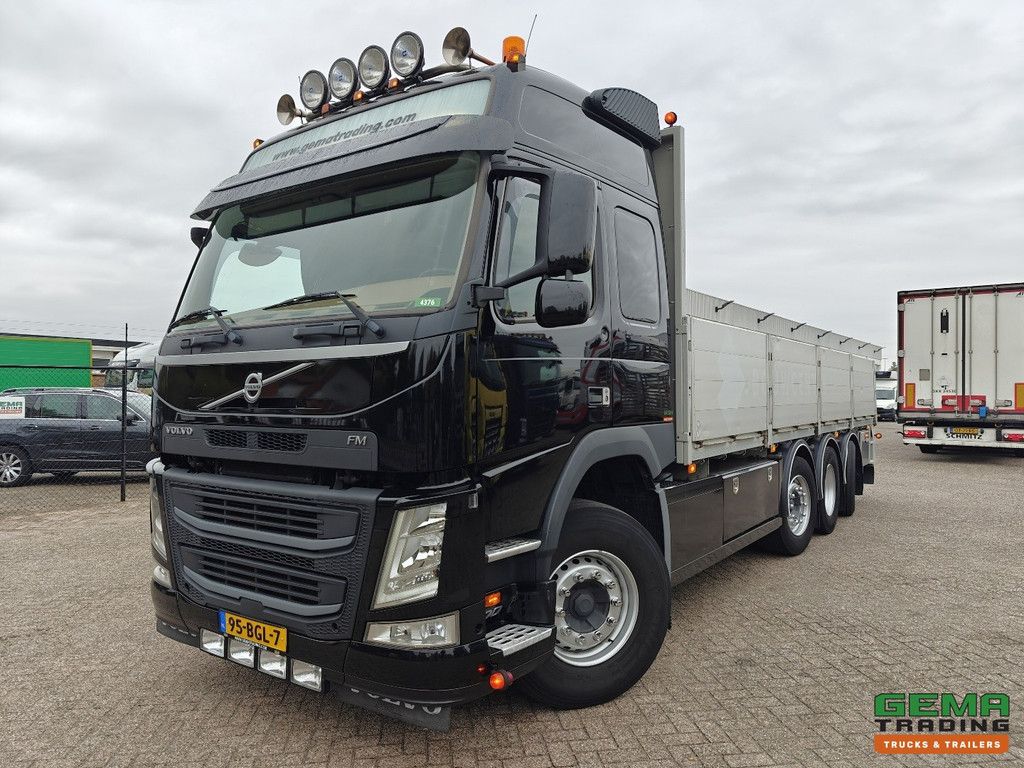 Volvo FM500 8x2/6 Globetrotter Euro6B - Open Loading Platform 7.3M - HH Floor - Aluminum Sideboards - Steering/Lift Axles