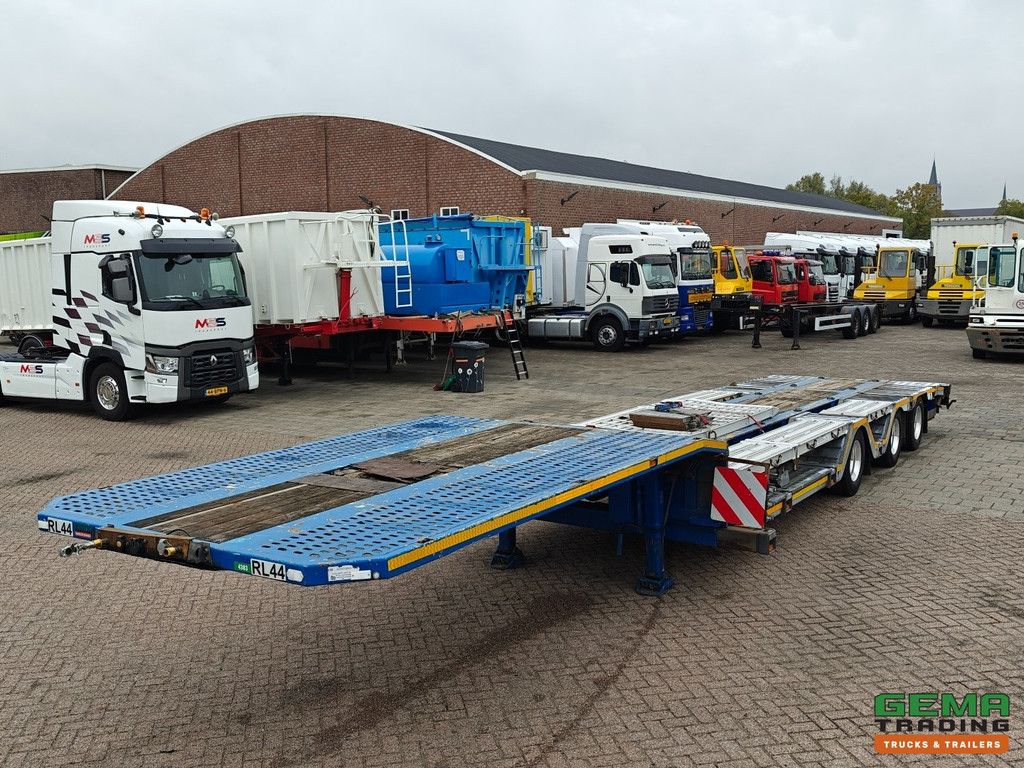 Meusburger MTS-3 3-Axles BPW - Semi Low Loader - Drum Brakes - Lift Axle - Trailing Axle - Expandable - Wheel Tubs - Alcoas