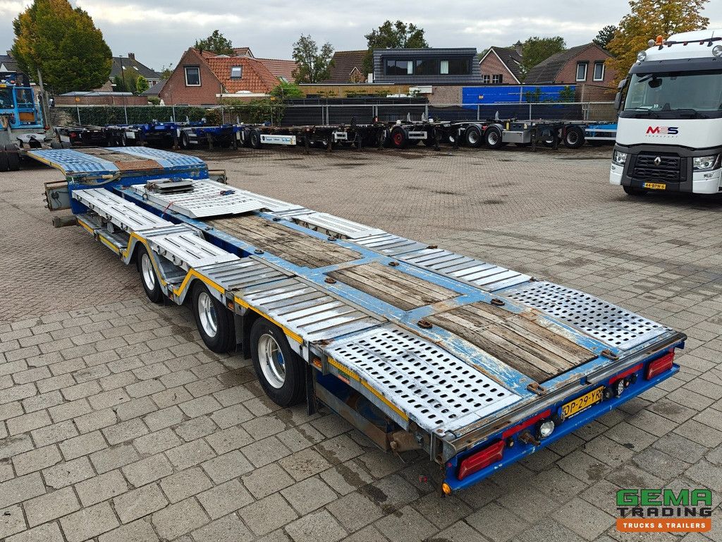 Meusburger MTS-3 3-Axles BPW - Semi Low Loader - Drum Brakes - Lift Axle - Trailing Axle - Expandable - Wheel Tubs - Alcoas
