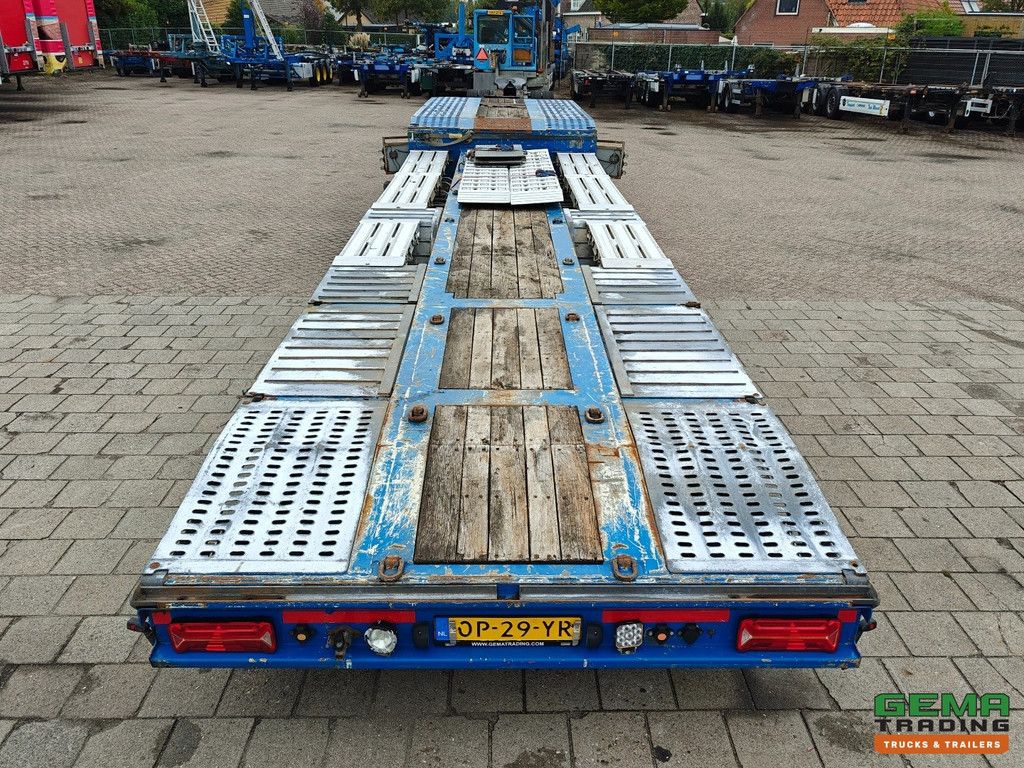 Meusburger MTS-3 3-Axles BPW - Semi Low Loader - Drum Brakes - Lift Axle - Trailing Axle - Expandable - Wheel Tubs - Alcoas
