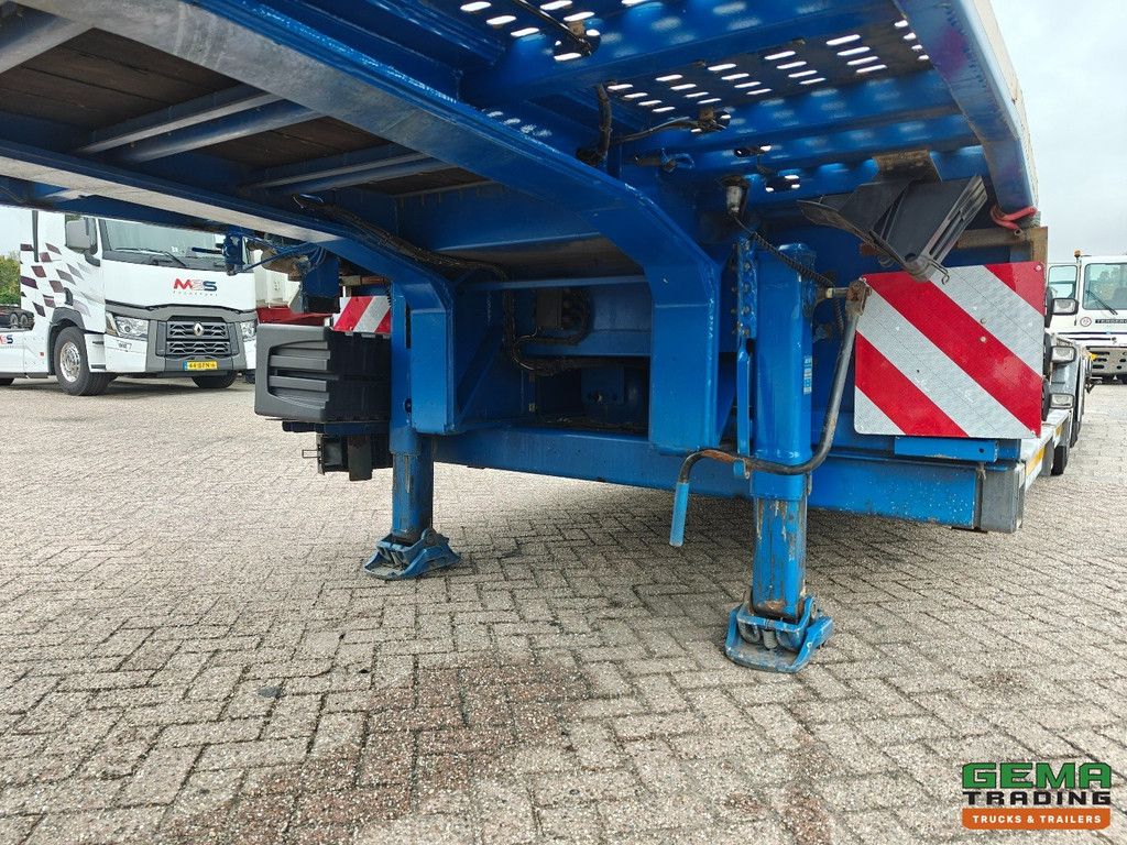 Meusburger MTS-3 3-Axles BPW - Semi Low Loader - Drum Brakes - Lift Axle - Trailing Axle - Expandable - Wheel Tubs - Alcoas