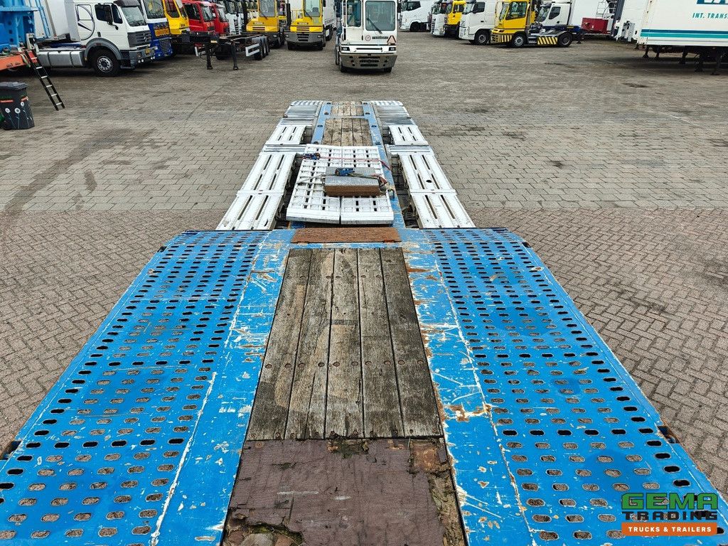 Meusburger MTS-3 3-Axles BPW - Semi Low Loader - Drum Brakes - Lift Axle - Trailing Axle - Expandable - Wheel Tubs - Alcoas