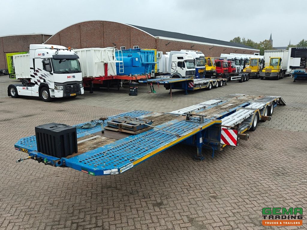 Meusburger MTS-3 3-Axles BPW - Semi Low Loader - Drum Brakes - Lift Axle - Trailing Axle - Expandable - Wheel Tubs - Alcoas