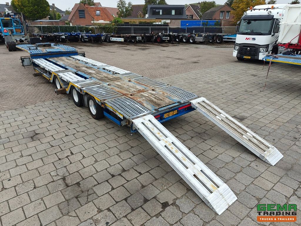 Meusburger MTS-3 3-Axles BPW - Semi Low Loader - Drum Brakes - Lift Axle - Trailing Axle - Expandable - Wheel Tubs - Alcoas