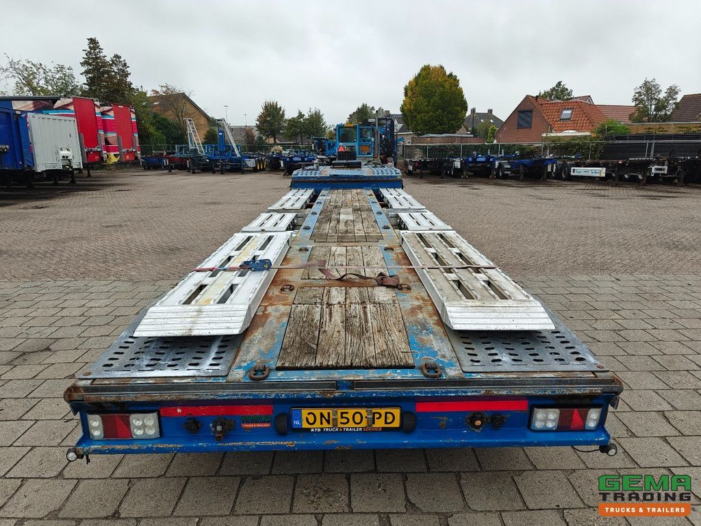 Meusburger MTS-3 3-Axles BPW - Semi Low Loader - Drum Brakes - Lift Axle - Trailing Axle - Expandable - Wheel Tubs - Alcoas
