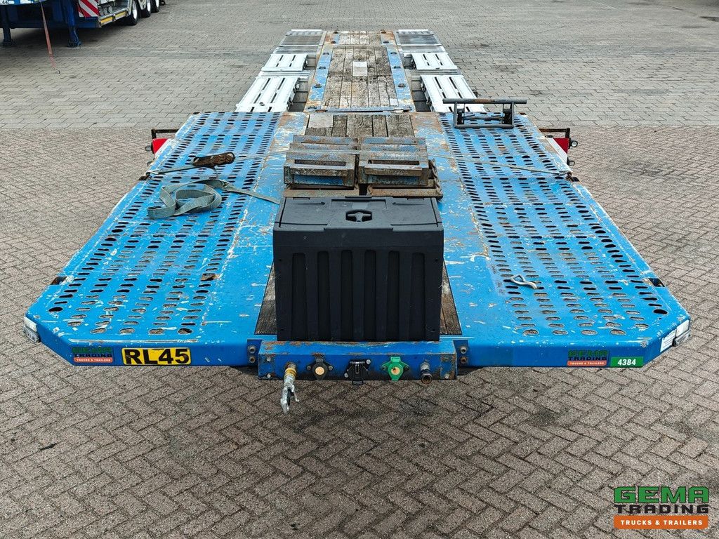 Meusburger MTS-3 3-Axles BPW - Semi Low Loader - Drum Brakes - Lift Axle - Trailing Axle - Expandable - Wheel Tubs - Alcoas