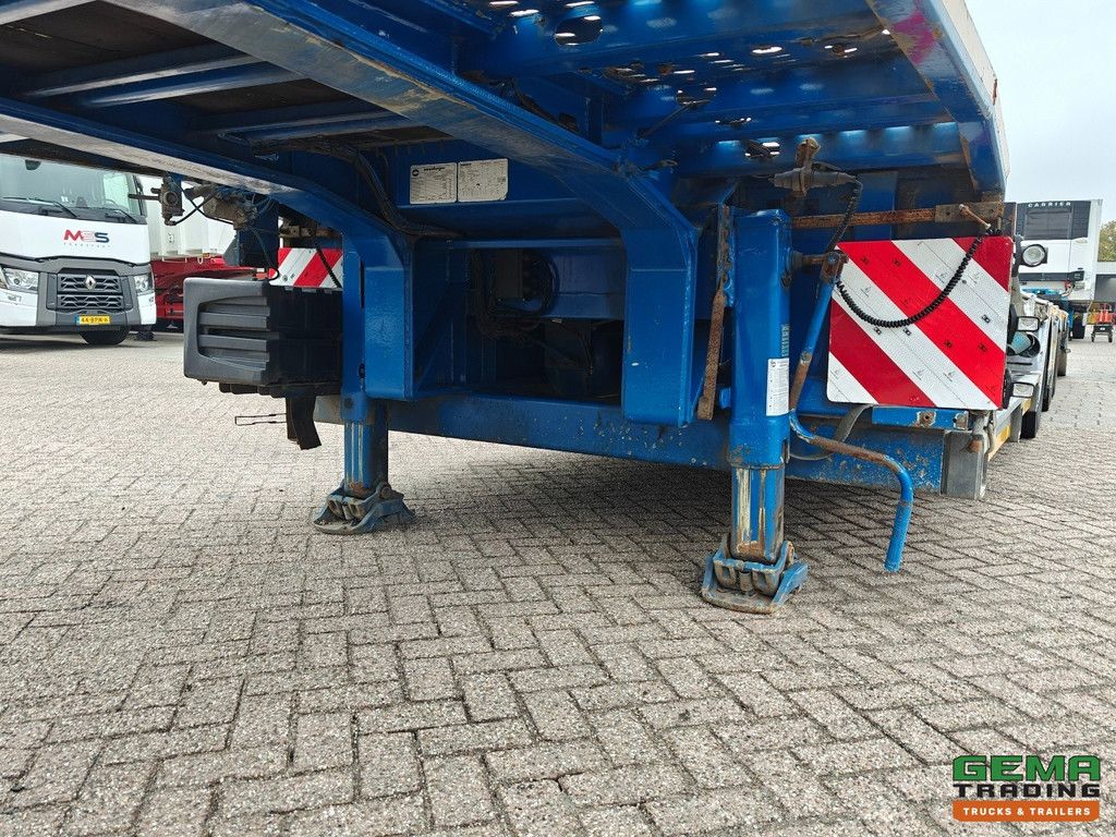 Meusburger MTS-3 3-Axles BPW - Semi Low Loader - Drum Brakes - Lift Axle - Trailing Axle - Expandable - Wheel Tubs - Alcoas