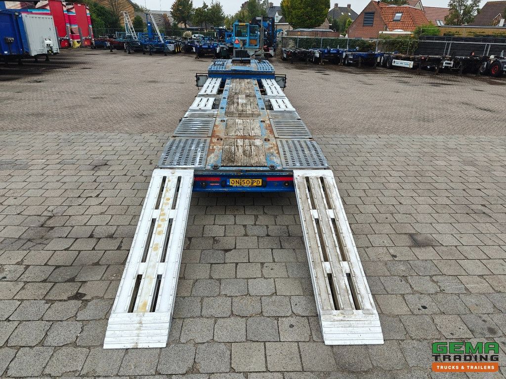 Meusburger MTS-3 3-Axles BPW - Semi Low Loader - Drum Brakes - Lift Axle - Trailing Axle - Expandable - Wheel Tubs - Alcoas