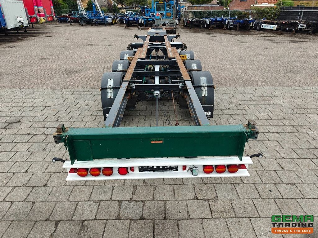 M&V Euro 802 Renders MULTI 3-Axle SAF - Disc Brakes - Lift Axle - Center/Rear Slider - All Connections - QuickLock