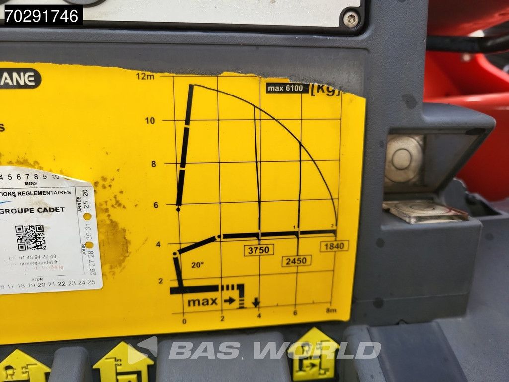 Iveco Stralis 310 4X2 Palfinger PK16002 Crane 5th+6th function Rotator Steelsuspension