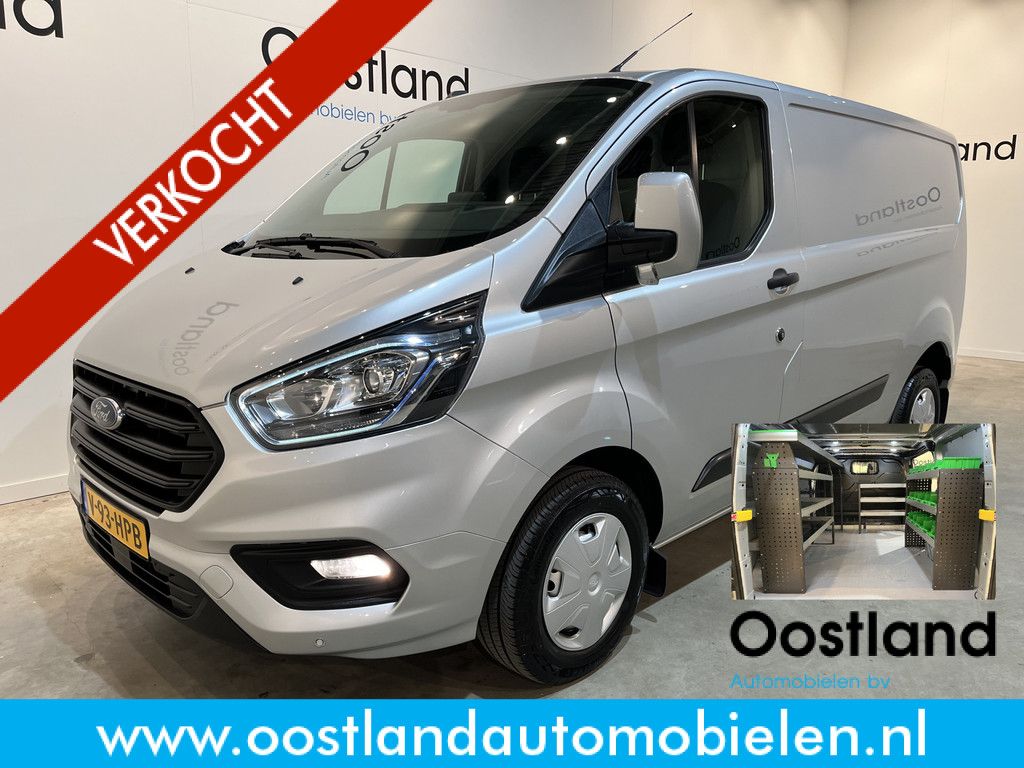Ford Transit Custom 280 2.0 TDCI L1H1 Trend 130 PK Servicebus / Inrichting / Euro 6 / Airco / PDC / Cruise Control / Navigatie / CarPlay / Trekhaak / 3-Zits / 96.300 KM !!