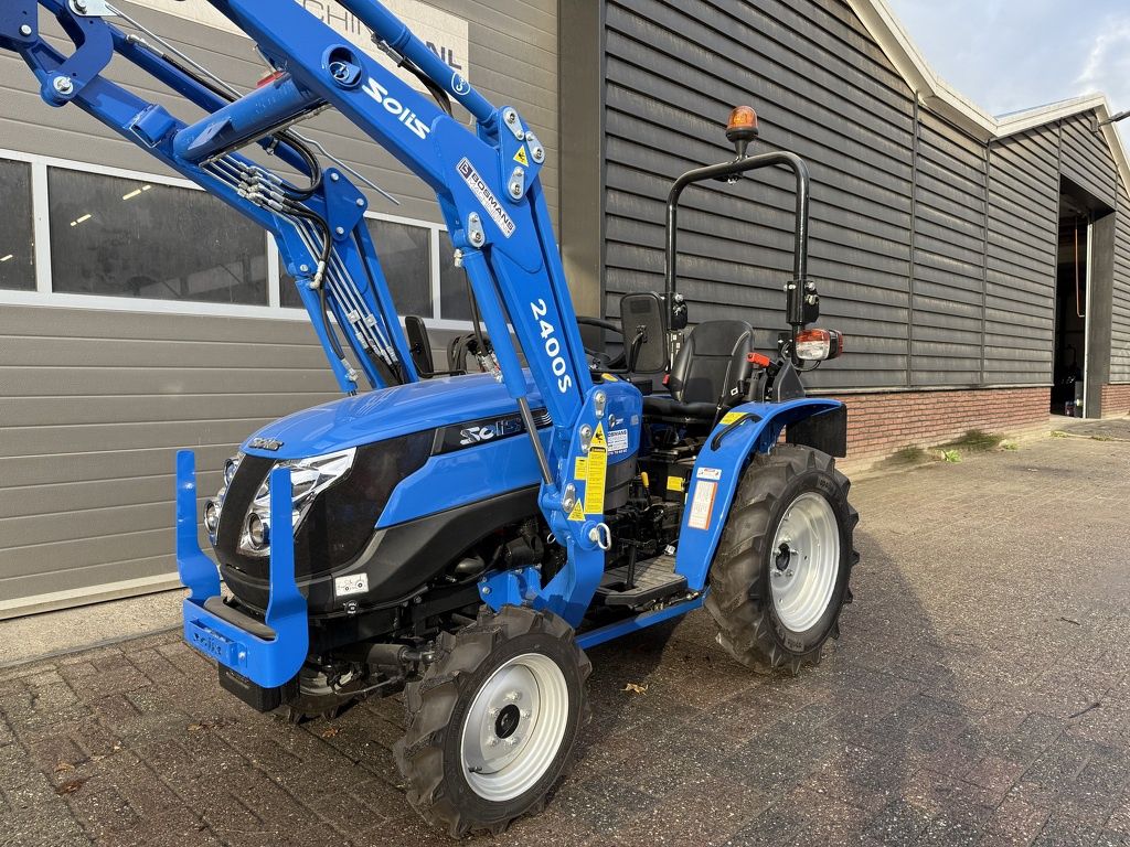 Solis 20 4WD minitractor agribanden met frontlader / voorlader