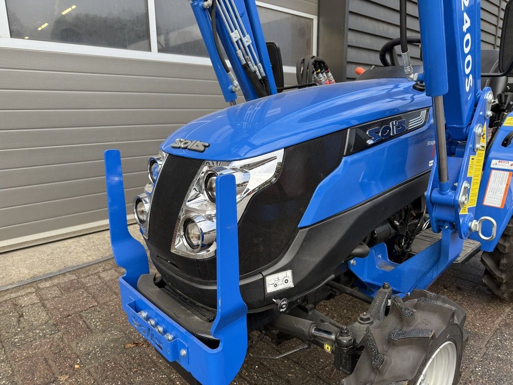 Solis 20 4WD minitractor agribanden met frontlader / voorlader