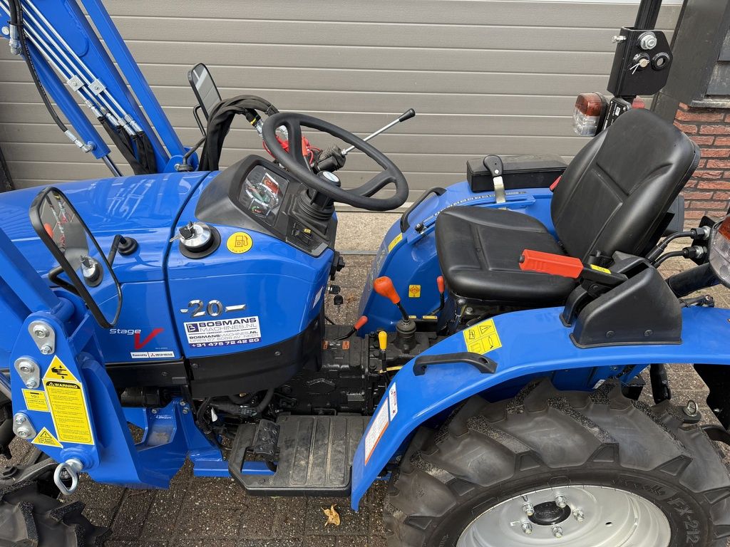 Solis 20 4WD minitractor agribanden met frontlader / voorlader