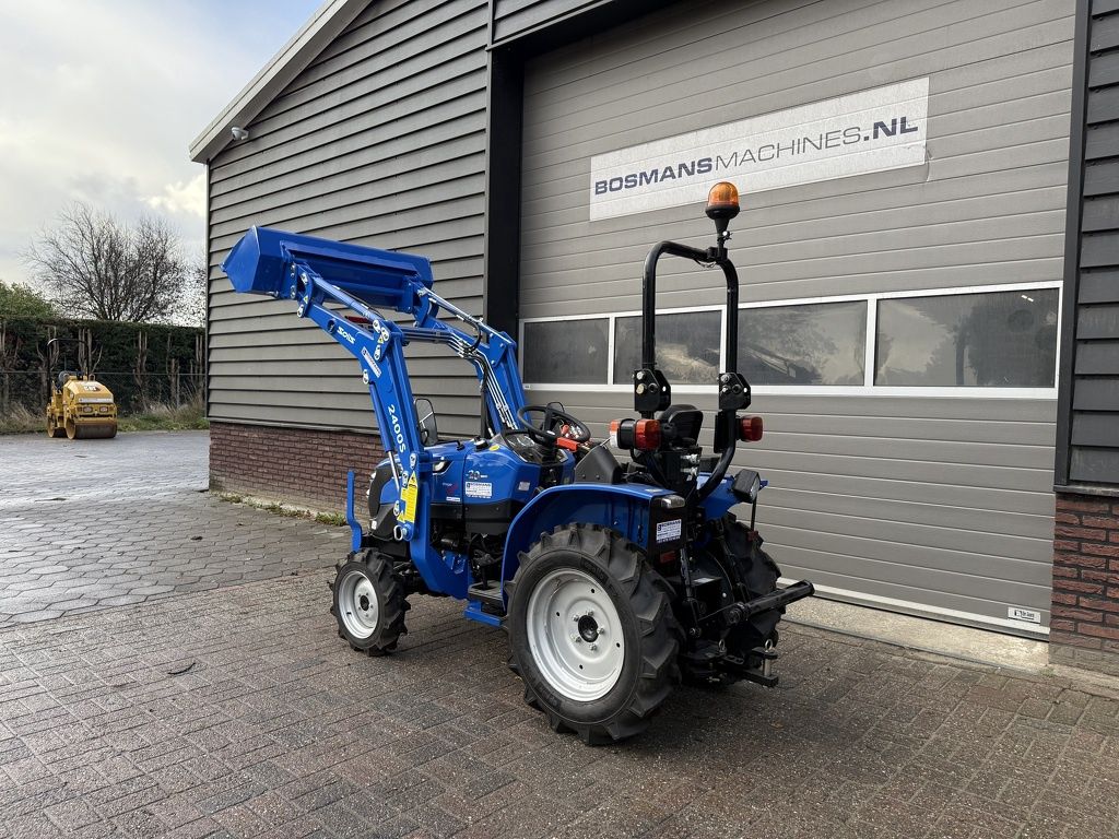 Solis 20 4WD minitractor agribanden met frontlader / voorlader