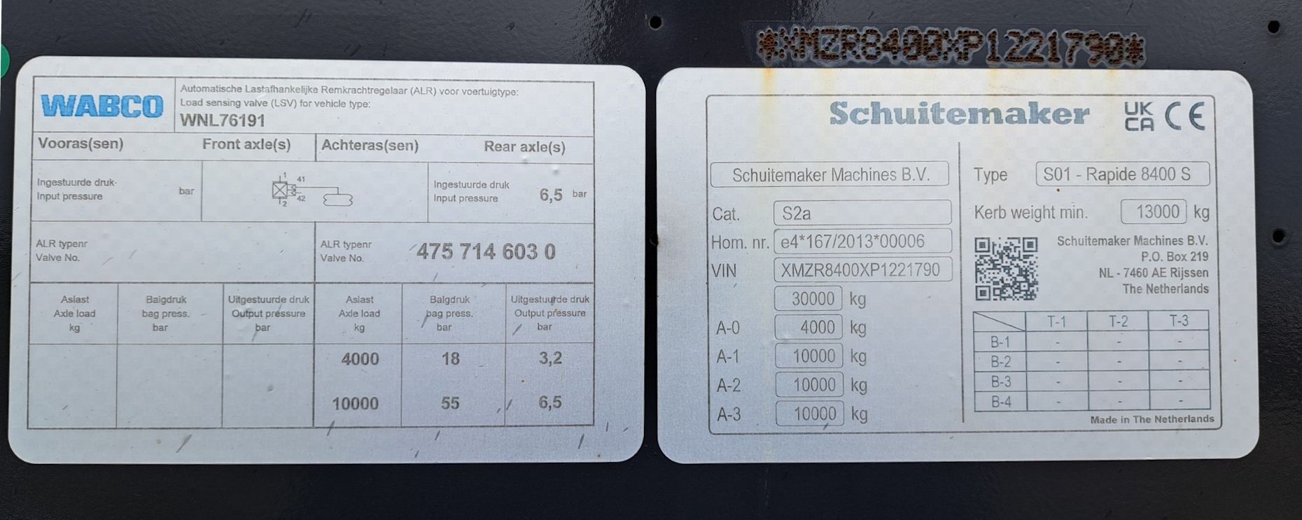 Schuitemaker Opraapwagen Rapide 8400 S