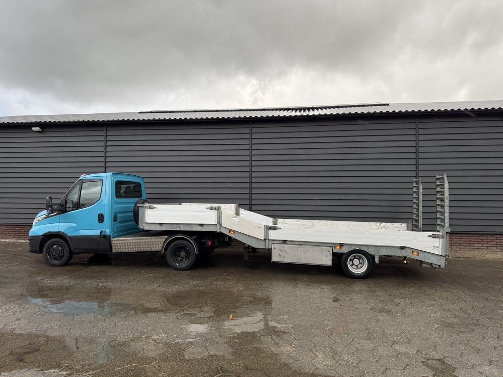 Veldhuizen 1 assige BE opleggen / dieplader