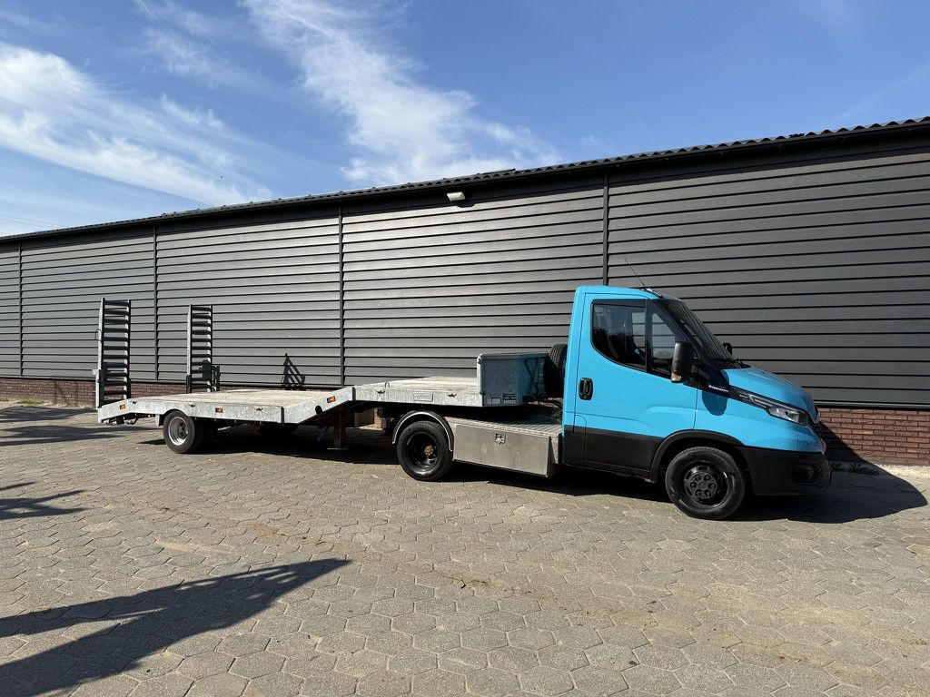 Veldhuizen 1 assige BE opleggen / dieplader