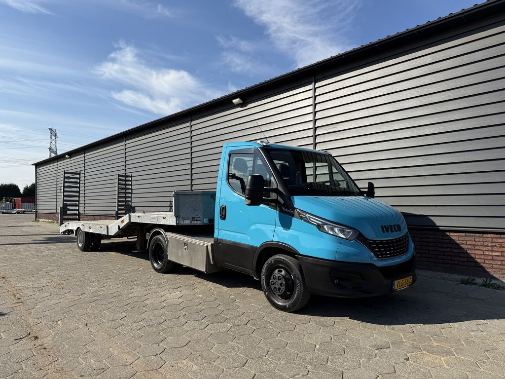 Veldhuizen 1 assige BE opleggen / dieplader