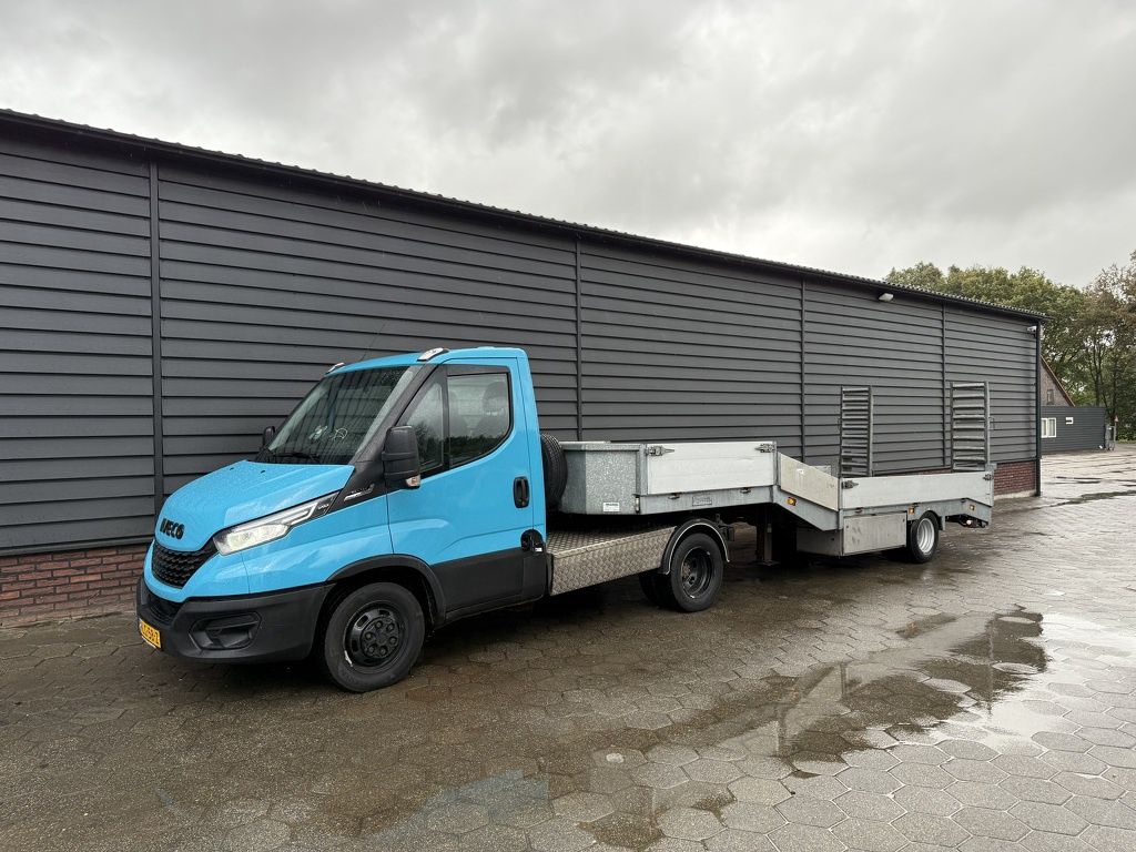 Veldhuizen 1 assige BE opleggen / dieplader