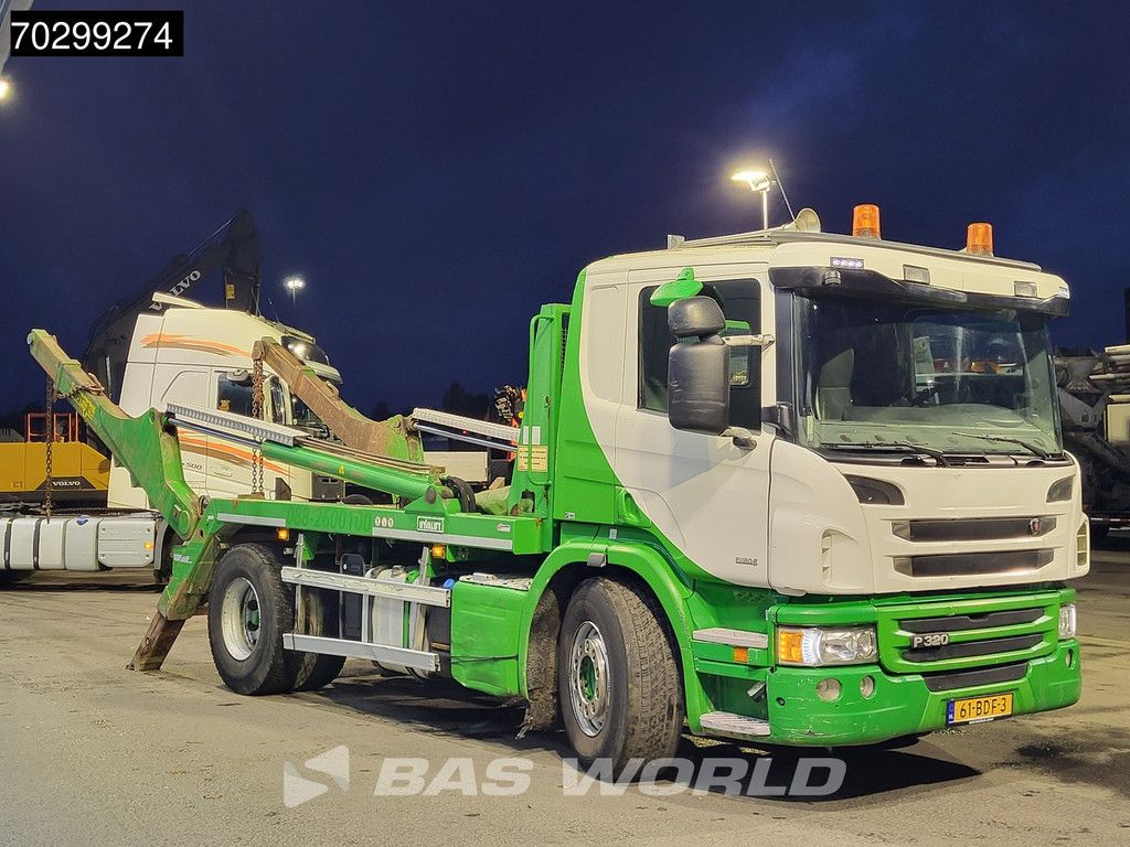 Scania P320 4X2 HYVA NG2014TA Skiploader Automatic Euro 6