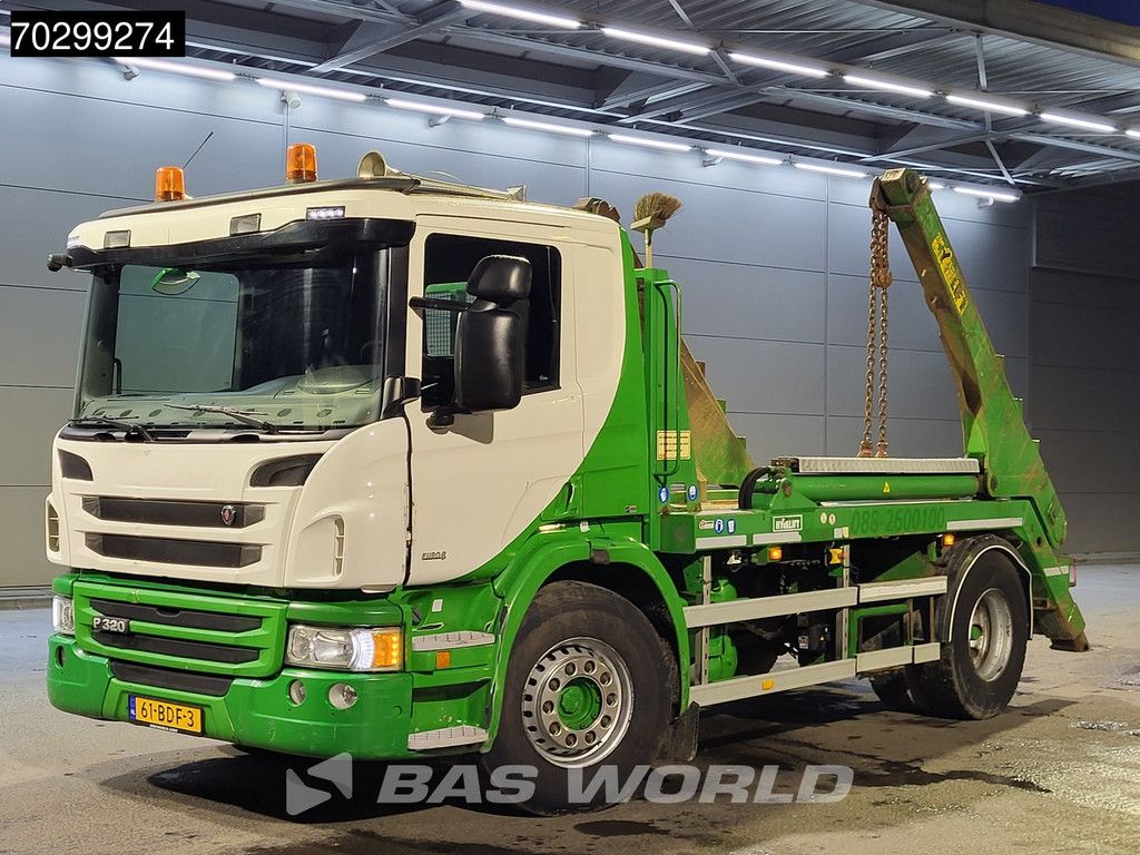 Scania P320 4X2 HYVA NG2014TA Skiploader Automatic Euro 6
