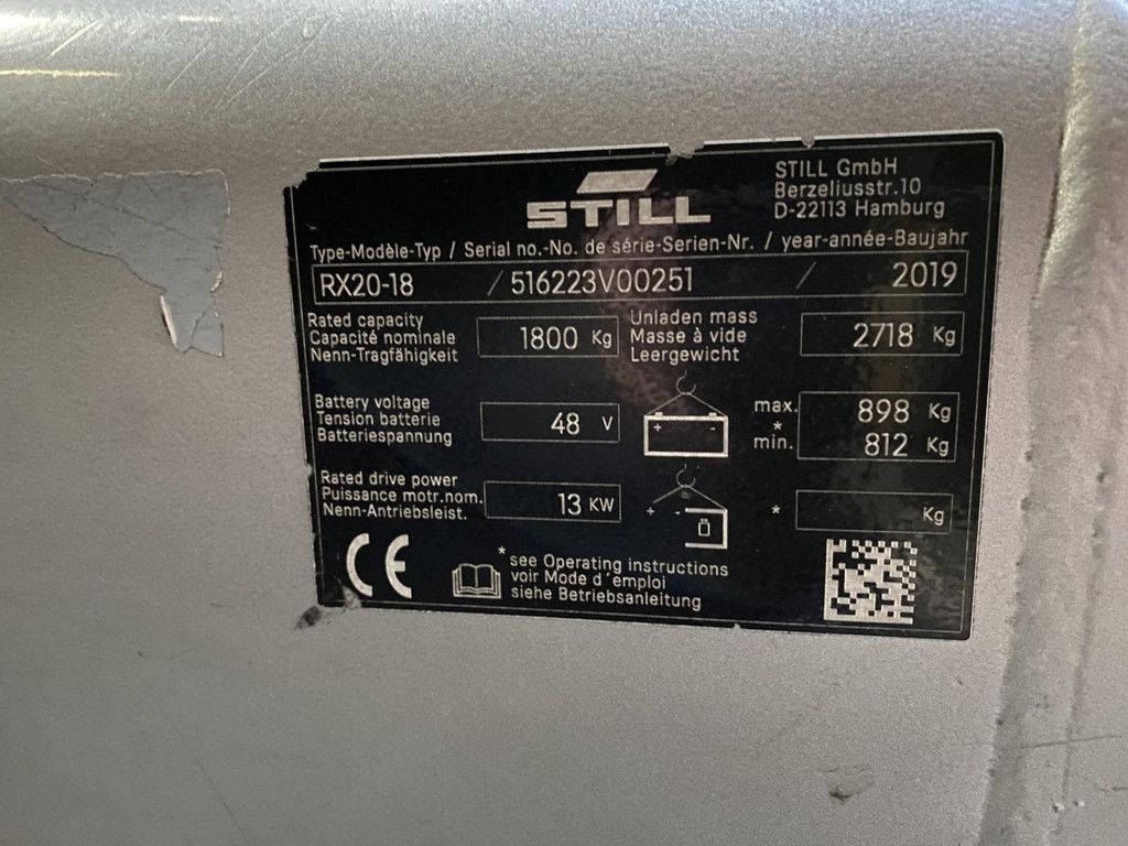 Still RX20-18 Full cabin MH15101