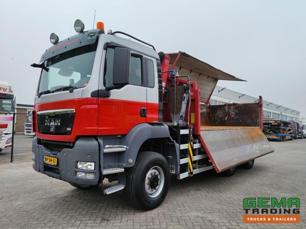 MAN TGS 26.400 6x6 4 Daycab Euro4 - HMF1643Z2 - Hyva 2-Zijdige Kipper 5.4m. - REBUILT ENGINE - TOP! (V584)