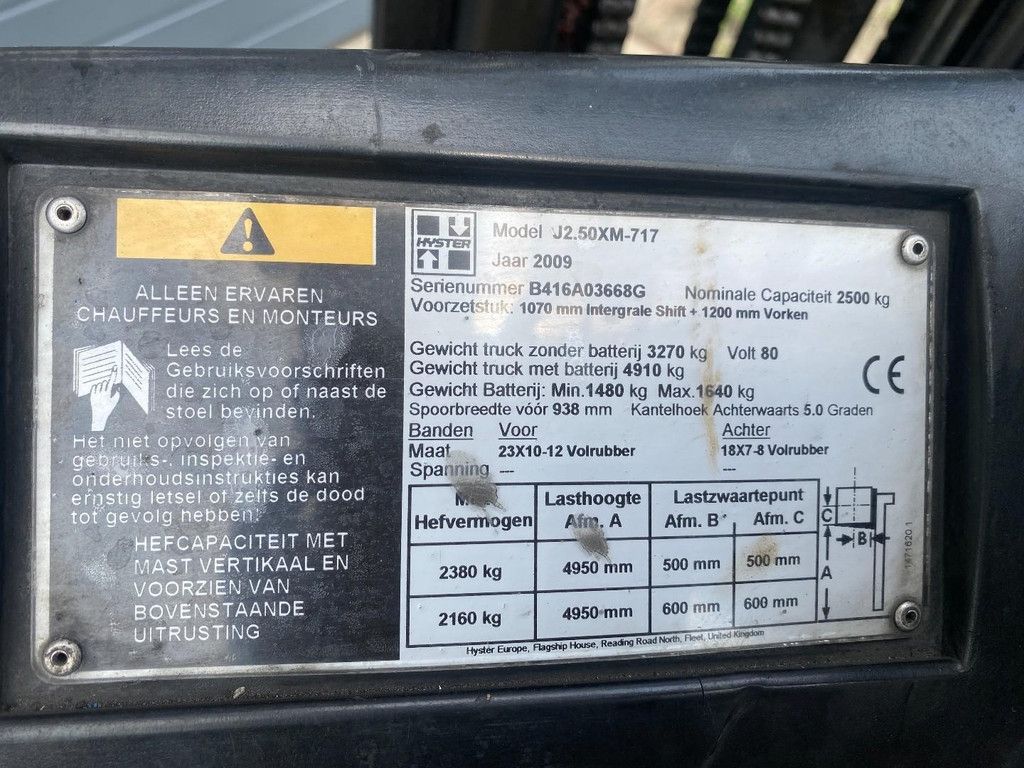 Hyster J2.50XM MH16331