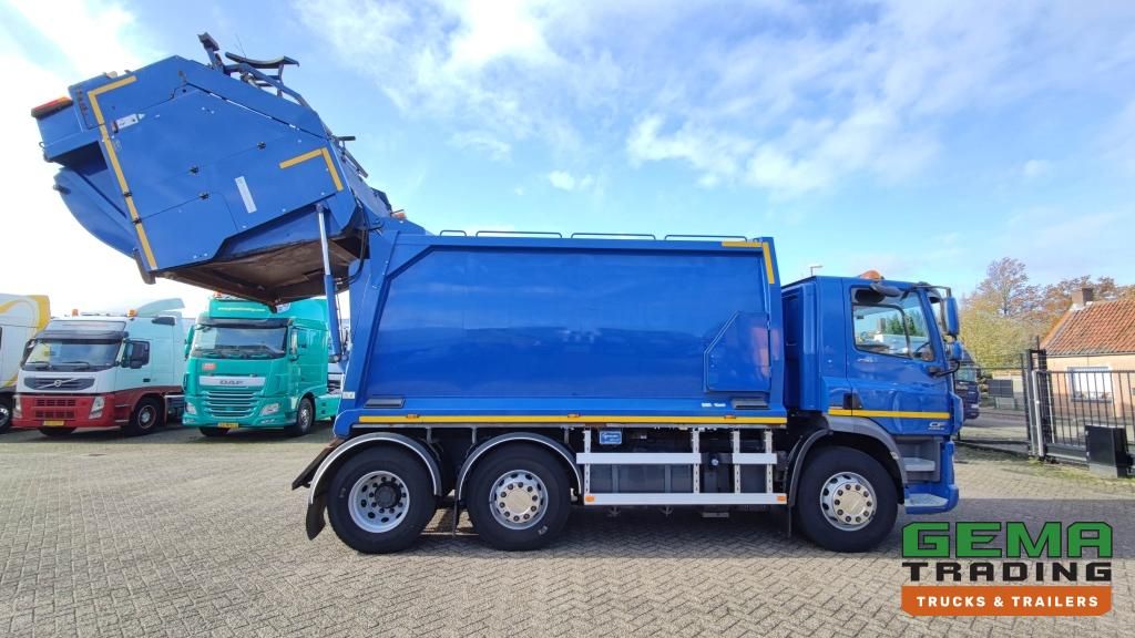 DAF FAG CF290 6x2 Daycab Euro6 - Geesink GPMIII 20H25 GCB 500/1000 - Weighing system (V661)