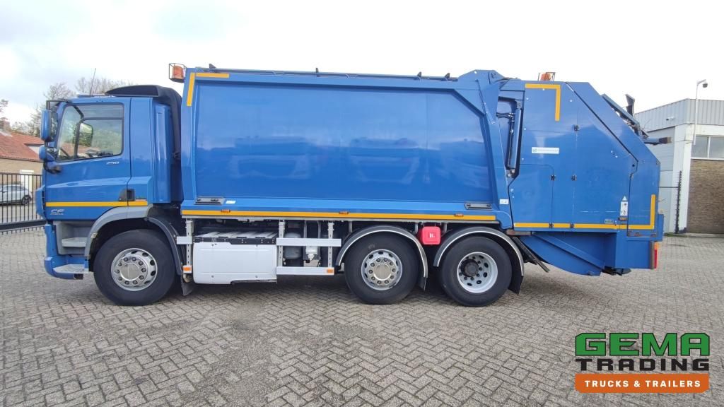 DAF FAG CF290 6x2 Daycab Euro6 - Geesink GPMIII 20H25 GCB 500/1000 - Weighing system (V661)