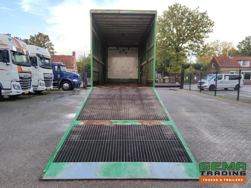 DAF FAK XF95.430 8x2 SuperSpaceCab Euro3 - CurtainSider 7,31m + Rampe 16T - Maschinentransporter - 6 Personen (V558)