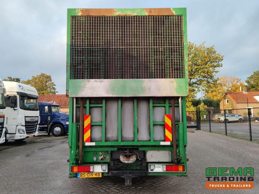DAF FAK XF95.430 8x2 SuperSpaceCab Euro3 - CurtainSider 7,31m + Rampe 16T - Maschinentransporter - 6 Personen (V558)