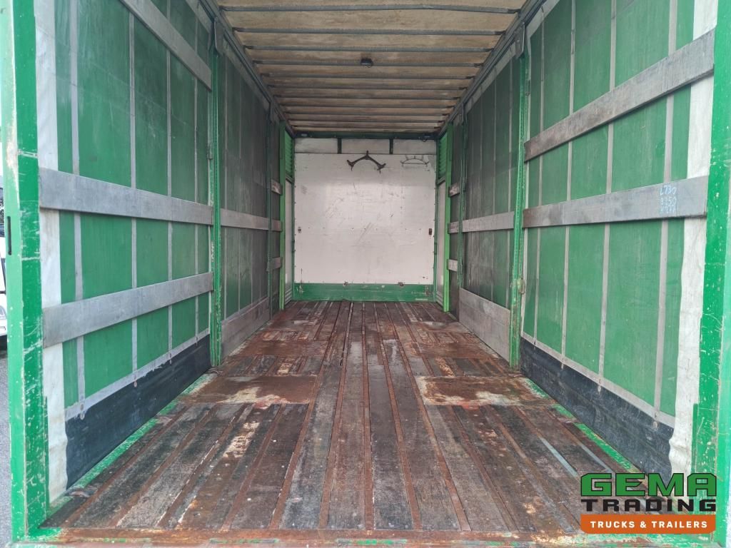 DAF FAK XF95.430 8x2 SuperSpaceCab Euro3 - CurtainSider 7,31m + Rampe 16T - Maschinentransporter - 6 Personen (V558)