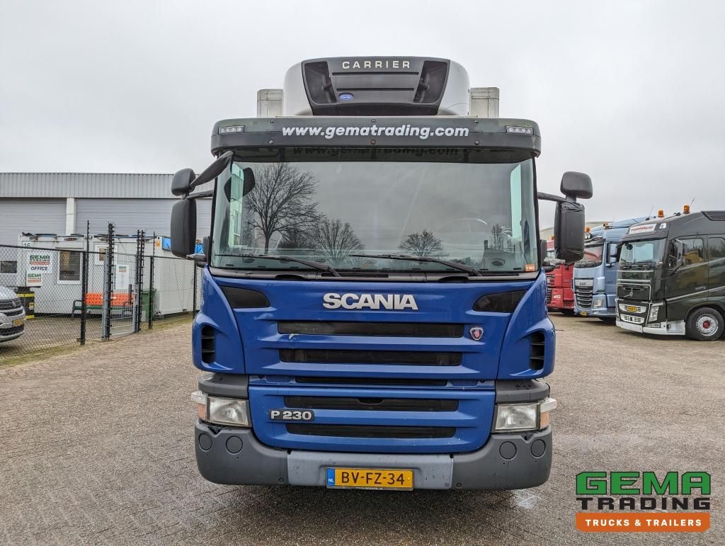 Scania P230 4x2 Daycab Euro4 KoelVriesBak 8.2m - Carrier Supra 950Mt + Laadklep 2000kg