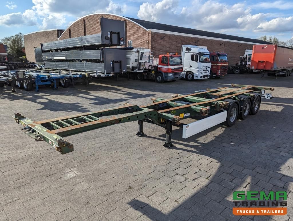 Krone SD 27 3-Assen BPW Kont Schuiver - DrumBrakes - 5280kg (O1776)