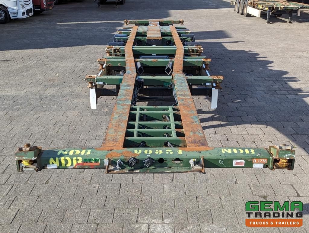 Krone SD 27 3-Assen BPW Kont Schuiver - DrumBrakes - 5280kg (O1776)