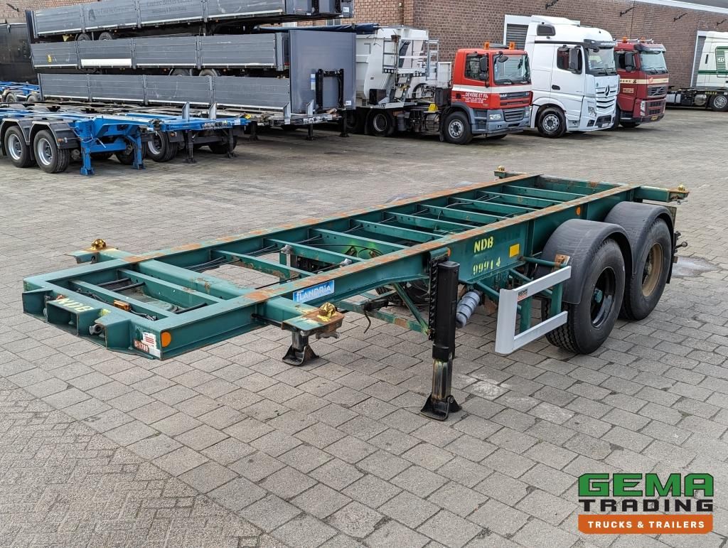 Flandria OP CC 2A 20FT 2-Assen ROR DrumBrakes - Leaf Suspension - 3120KG (O1789)