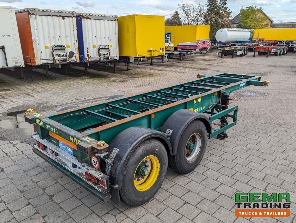 Flandria OP CC 2A 20FT 2-Assen ROR DrumBrakes - Leaf Suspension - 3120KG (O1789)