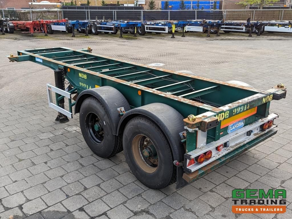 Flandria OP CC 2A 20FT 2-Assen ROR DrumBrakes - Leaf Suspension - 3120KG (O1789)