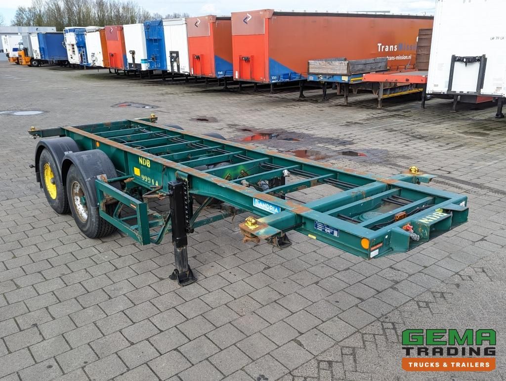 Flandria OP CC 2A 20FT 2-Assen ROR DrumBrakes - Leaf Suspension - 3120KG (O1789)