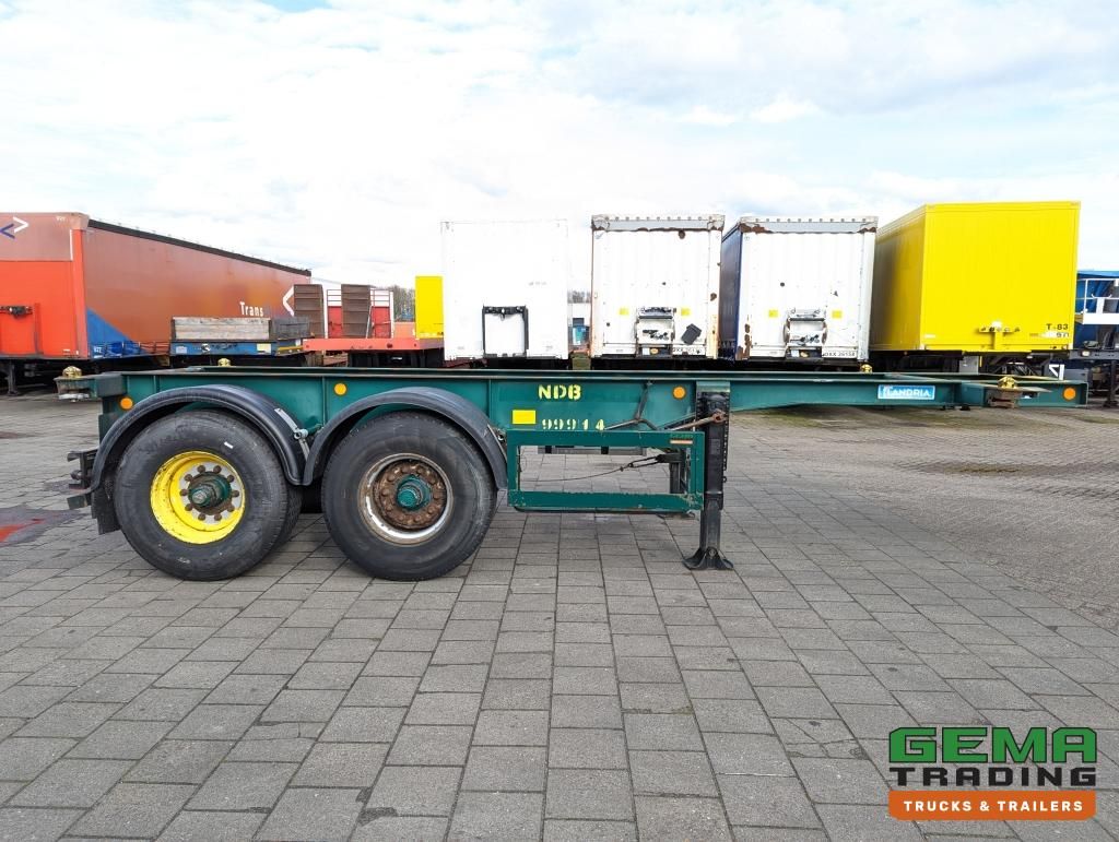 Flandria OP CC 2A 20FT 2-Assen ROR DrumBrakes - Leaf Suspension - 3120KG (O1789)
