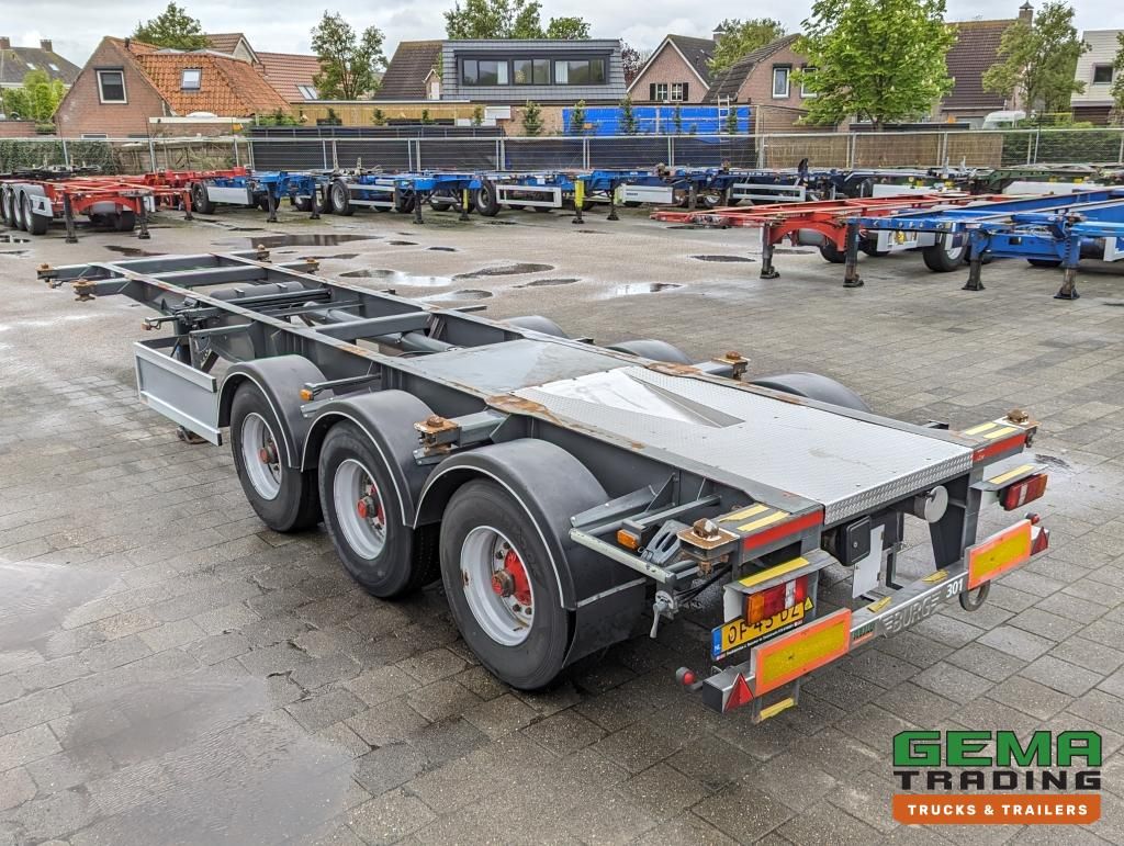 Burg BPO 12-27 3-Assen BPW ADR EX/II EX/III FL OX AT - Trommelremmen - 20/30FT TankChassis - RVS Driptray/Toolbox (O1824)