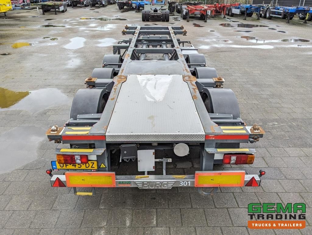 Burg BPO 12-27 3-Assen BPW ADR EX/II EX/III FL OX AT - Trommelremmen - 20/30FT TankChassis - RVS Driptray/Toolbox (O1824)