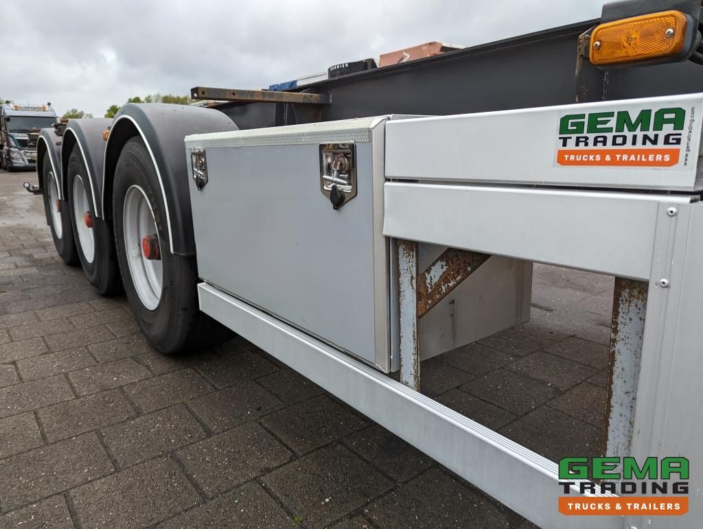 Burg BPO 12-27 3-Assen BPW ADR EX/II EX/III FL OX AT - Trommelremmen - 20/30FT TankChassis - RVS Driptray/Toolbox (O1824)