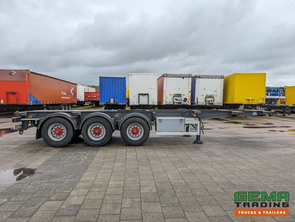 Burg BPO 12-27 3-Assen BPW ADR EX/II EX/III FL OX AT - Trommelremmen - 20/30FT TankChassis - RVS Driptray/Toolbox (O1824)